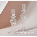 transparent Glass Candlestick votive candle holders bulk